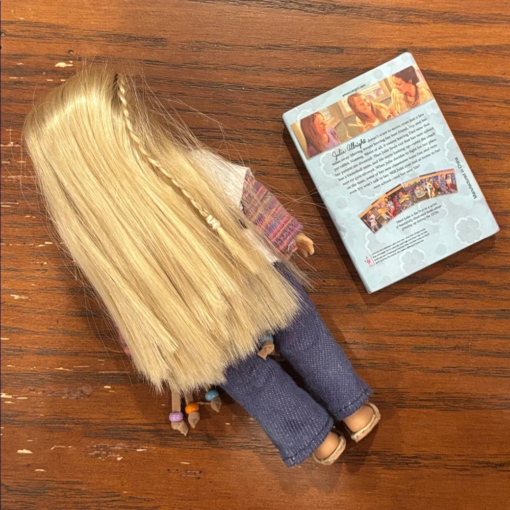 American Girl Doll Mini Julie Doll & Book - Picture 3 of 7